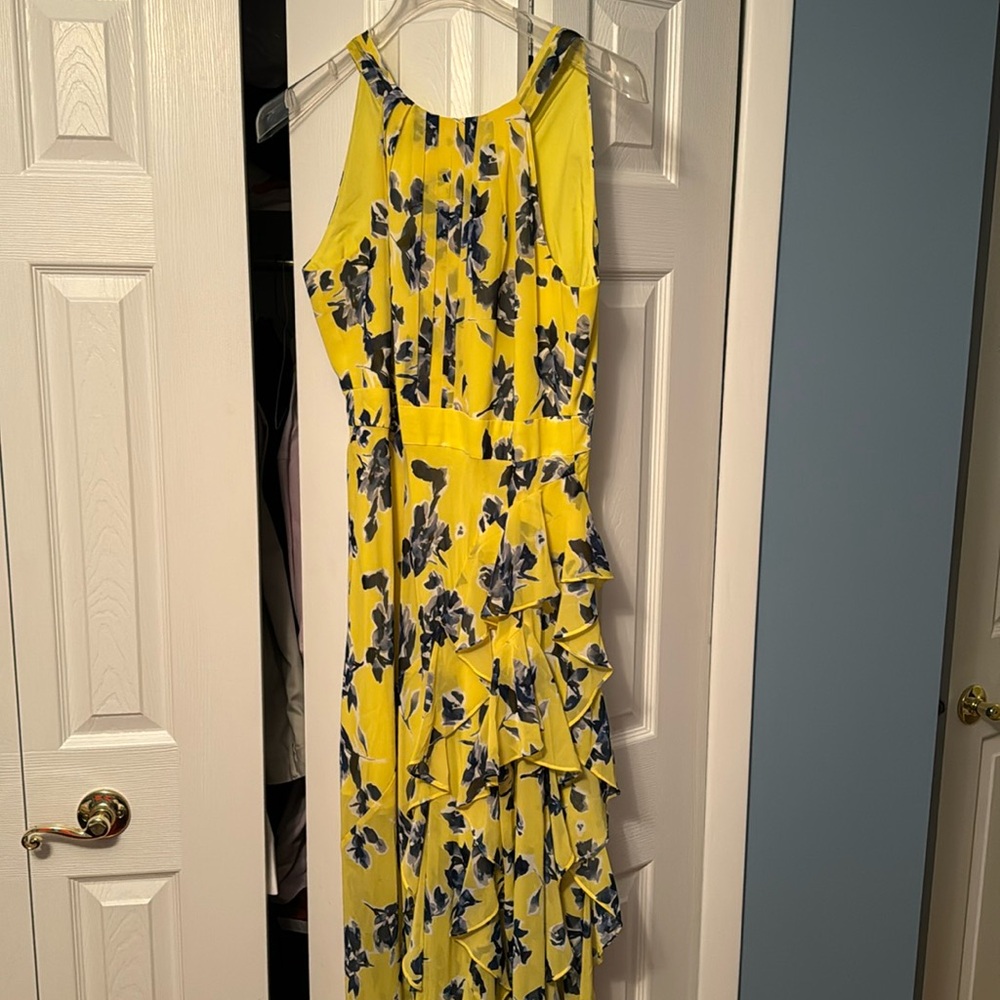 Eliza J Yellow Maxi Dress
